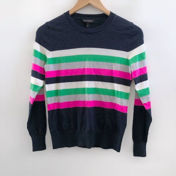 BANANA REPUBLIC Extra Fine Merino Wool Sweater Small Size - Picture 1 of 7